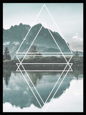 Stille in der Natur - Naturposter